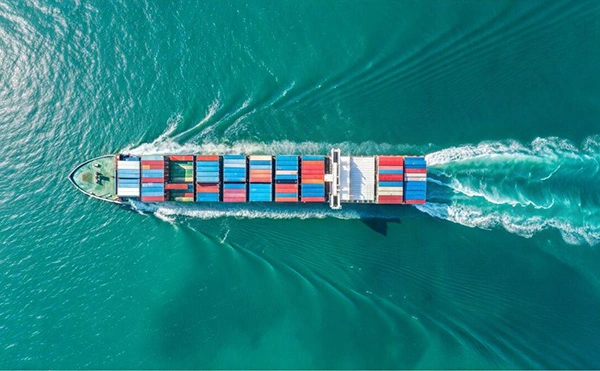 Sea freight container ship